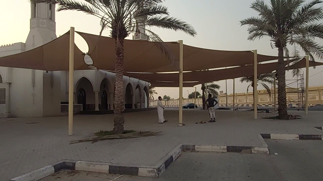 Ferrari Material Shade Sails for Mosques and Masjid