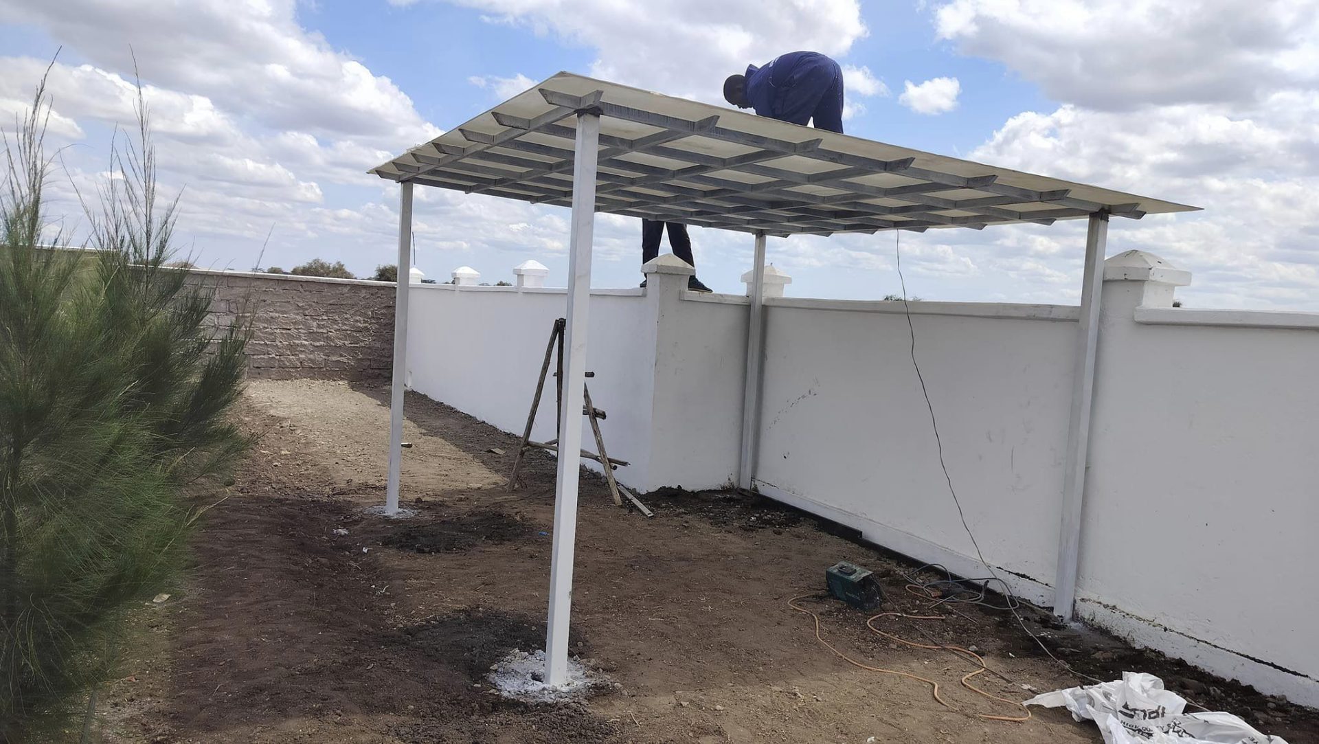 Polycarbonate gazebo